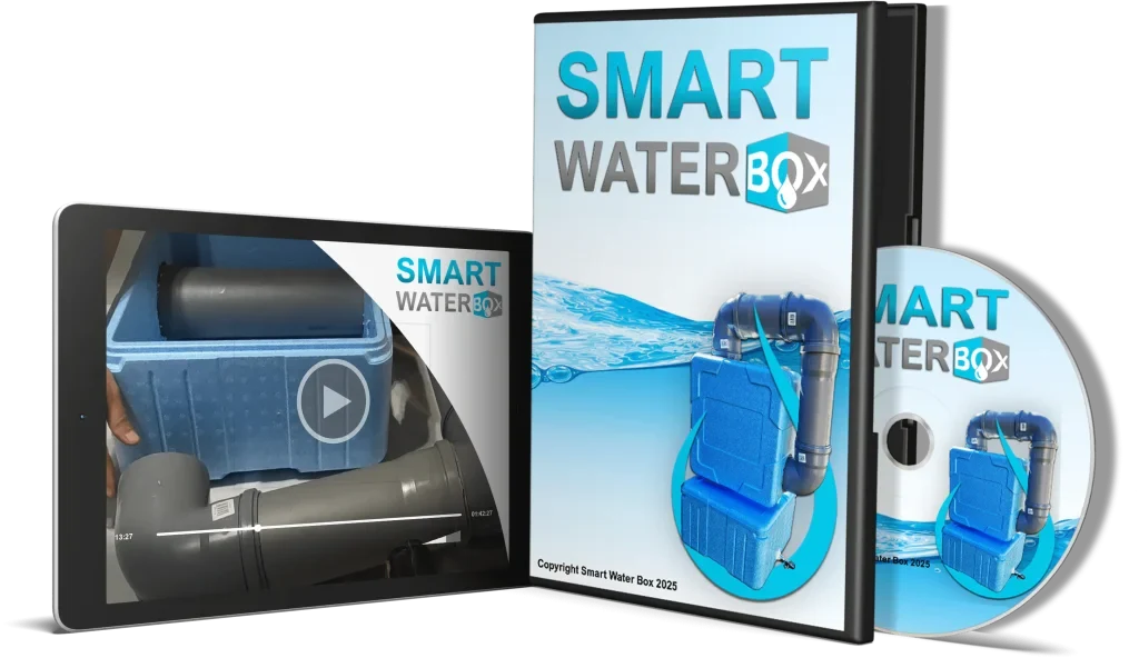 Smart Water Box promotional digital guide cover and video-screen artwork